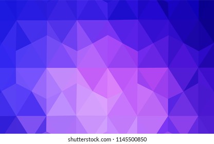 Light Pink, Blue vector polygonal template. A completely new color illustration in a polygonal style. Template for cell phone's backgrounds.