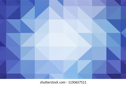 Light Pink, Blue vector polygonal background. Modern abstract illustration with triangles. Template for cell phone's backgrounds.