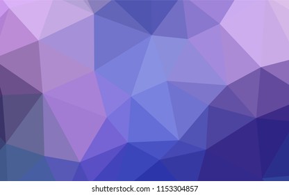 Light Pink, Blue vector polygonal pattern. Elegant bright polygonal illustration with gradient. A completely new design for your leaflet.