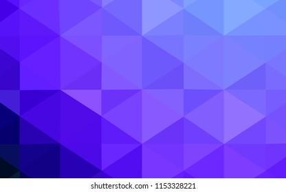 Light Pink, Blue vector polygonal pattern. Elegant bright polygonal illustration with gradient. A completely new design for your business.