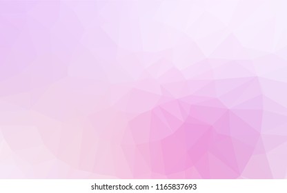 Light Pink, Blue vector polygonal template. Creative geometric illustration in Origami style with gradient. Brand new design for your business.
