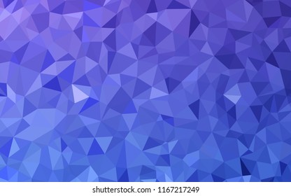 Light Pink, Blue vector polygonal background. Modern abstract illustration with triangles. New template for your brand book.