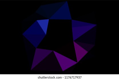 Light Pink, Blue vector polygonal template. Modern geometrical abstract illustration with gradient. The completely new template can be used for your brand book.