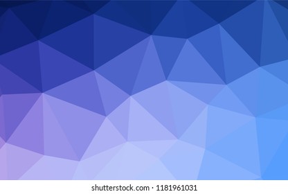 Light Pink, Blue vector polygonal pattern. Elegant bright polygonal illustration with gradient. A completely new design for your leaflet.
