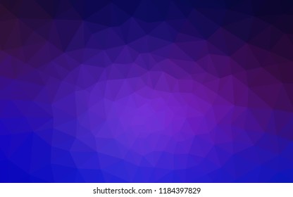 Light Pink, Blue vector polygonal template. Modern abstract illustration with triangles. Textured pattern for your backgrounds.