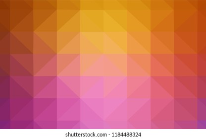 Light Pink, Blue vector polygonal background. A sample with polygonal shapes. New template for your brand book.
