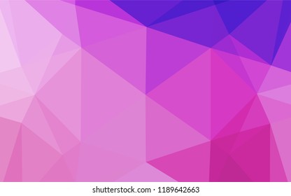 Light Pink, Blue vector polygonal template. A completely new color illustration in a vague style. The template can be used as a background for cell phones.