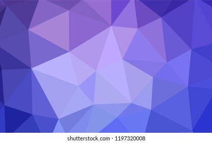 Light Pink, Blue vector polygonal pattern. Creative geometric illustration in Origami style with gradient. Template for cell phone's backgrounds.