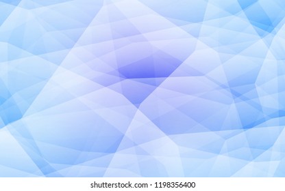 Light Pink, Blue vector polygonal template. Shining colorful illustration with triangles. Pattern for a brand book's backdrop.