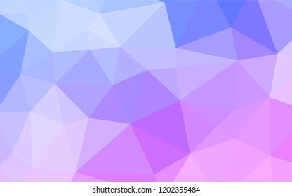 Light Pink, Blue vector polygonal background. An elegant bright illustration with gradient. The completely new template can be used for your brand book.