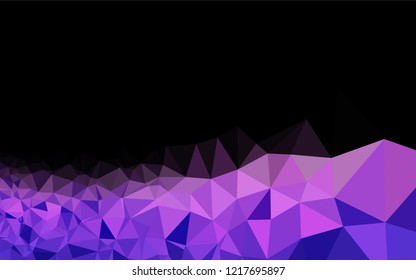 Light Pink, Blue vector polygonal pattern. An elegant bright illustration with gradient. A new texture for your design.