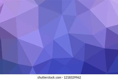 Light Pink, Blue vector polygonal template. Modern abstract illustration with triangles. Brand new design for your business.