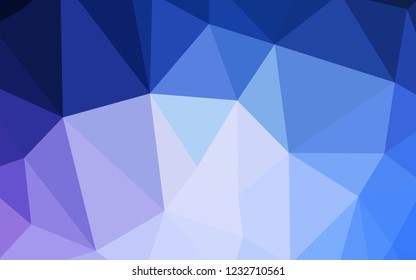 Light Pink, Blue vector polygonal background. Colorful illustration in polygonal style with gradient. Template for cell phone's backgrounds.
