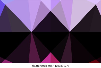 Light Pink, Blue vector polygonal template. Colorful illustration in abstract style with gradient. The completely new template can be used for your brand book.