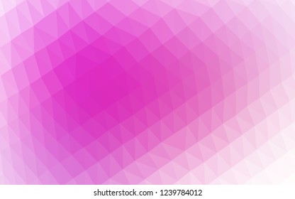 Light Pink, Blue vector polygonal background. An elegant bright illustration with gradient. A completely new template for your business design.