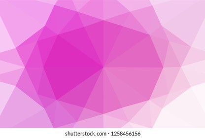 Light Pink, Blue vector polygonal background. Creative illustration in halftone style with gradient. The completely new template can be used for your brand book.
