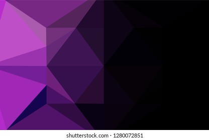 Light Pink, Blue vector polygonal pattern. A completely new color illustration in a vague style. Brand new design for your business.