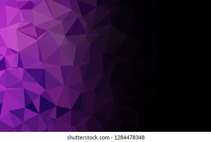 Light Pink, Blue vector polygonal template. Geometric illustration in Origami style with gradient. Brand new design for your business.