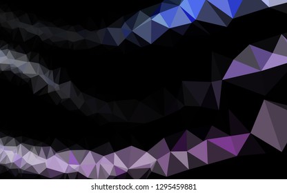 Light Pink, Blue vector polygonal background. Colorful abstract illustration with gradient. Template for a cell phone background.