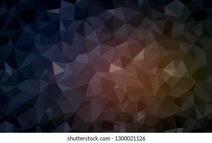 Light Pink, Blue vector polygonal template. Colorful illustration in polygonal style with gradient. Polygonal design for your web site.