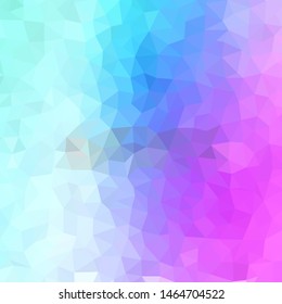 light Pink, Blue vector polygonal pattern. A sample with polygonal shapes. Textured pattern can be used for background.