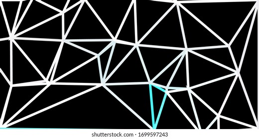 Light pink, blue vector polygonal backdrop. Illustration in broken glass style with triangles. Background for web designers.