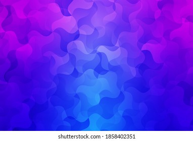 Light Pink, Blue vector polygonal template. Triangular geometric sample with gradient.  A new texture for your web site.