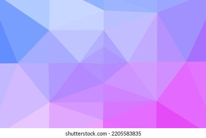 Hellrosa, blauer, mehrfarbiger Hintergrund. Eine elegante, helle Illustration mit Farbverlauf. Texturierte Muster für Hintergrund.