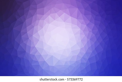 Light Pink, Blue vector polygonal illustration, which consist of triangles. Triangular pattern for your business design. Geometric background in Origami style with gradient. 