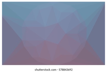 Light Pink, Blue vector polygonal illustration, which consist of triangles with a gemstone in center. Triangular design of a huge diamond for your business. Creative geometric background of gems.
