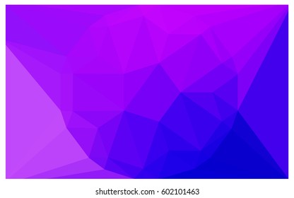 Light Pink, Blue vector polygonal illustration, which consist of triangles with a gemstone in center. Triangular design of a huge diamond for your business. Creative geometric background of gems.