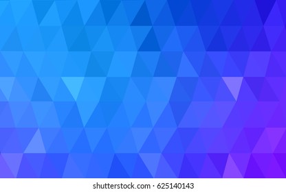 Light Pink, Blue vector polygonal illustration, which consist of triangles. Triangular pattern for your business design. Geometric background in Origami style with gradient. 
