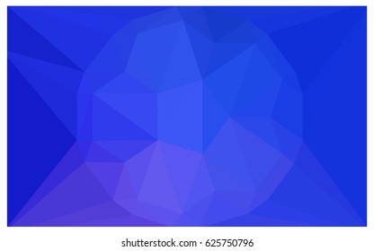 Light Pink, Blue vector polygonal illustration, which consist of triangles with a gemstone in center. Triangular design of a huge diamond for your business. Creative geometric background of gems.