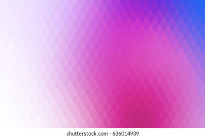 Light Pink, Blue vector polygonal illustration consisting of rectangles. Rectangular design for your business. Creative geometric background in origami style with gradient.