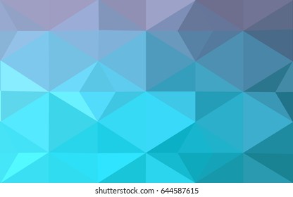 Light Pink, Blue vector polygonal illustration, which consist of triangles. Triangular pattern for your business design. Geometric background in Origami style with gradient. 