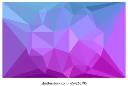 Light Pink, Blue vector polygonal illustration, which consist of triangles with a gemstone in center. Triangular design of a huge diamond for your business. Creative geometric background of gems.