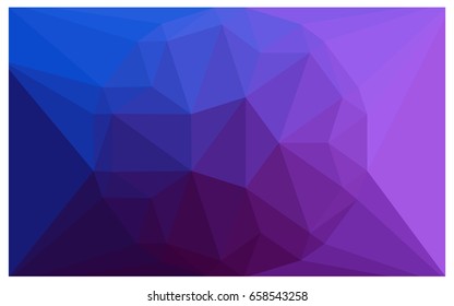Light Pink, Blue vector polygonal illustration, which consist of triangles with a gemstone in center. Triangular design of a huge diamond for your business. Creative geometric background of gems.