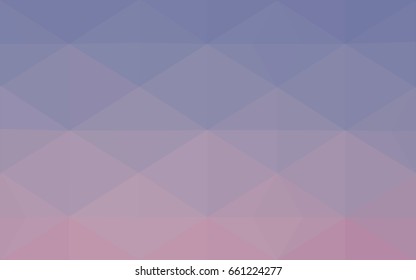 Light Pink, Blue vector polygonal illustration, which consist of triangles. Triangular design for your business. Creative geometric background in Origami style with gradient