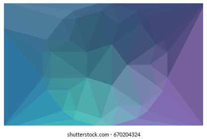 Light Pink, Blue vector polygonal illustration, which consist of triangles with a gemstone in center. Triangular design of a huge diamond for your business. Creative geometric background of gems.