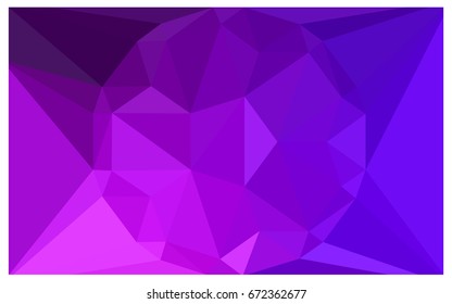 Light Pink, Blue vector polygonal illustration, which consist of triangles with a gemstone in center. Triangular design of a huge diamond for your business. Creative geometric background of gems.