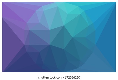 Light Pink, Blue vector polygonal illustration, which consist of triangles with a gemstone in center. Triangular design of a huge diamond for your business. Creative geometric background of gems.