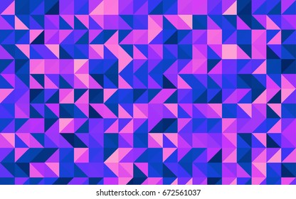 Light Pink, Blue vector polygonal template. Creative illustration in halftone style with gradient. A completely new design for your business.