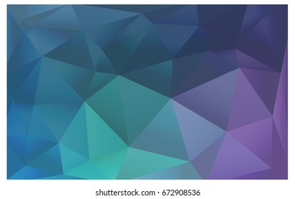 Light Pink, Blue vector polygonal illustration, which consist of triangles. Triangular design for your business. Creative geometric background in Origami style with gradient