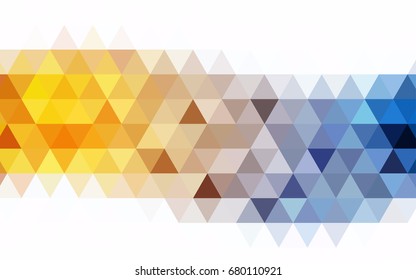 Light Pink, Blue vector polygonal background. Colorful abstract illustration with gradient. The completely new template can be used for your brand book.