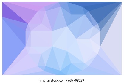 Light Pink, Blue vector polygonal illustration, which consist of triangles with a gemstone in center. Triangular design of a huge diamond for your business. Creative geometric background of gems.