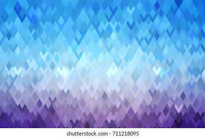 Light Pink, Blue vector polygonal illustration consisting of rectangles. Rectangular design for your business. Creative geometric background in origami style with gradient.