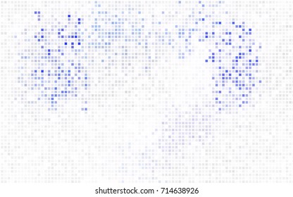 Light Pink, Blue vector polygonal illustration, which consist of rectangles. Rectangular pattern for your business design. Geometric background in Origami style with gradient. 
