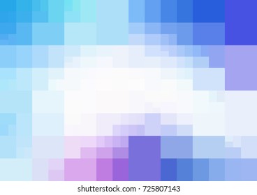 Light Pink, Blue vector polygonal illustration, which consist of rectangles. Rectangular design for your business. Creative geometric background in Origami style with gradient