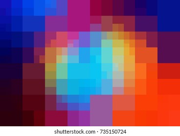 Light Pink, Blue vector polygonal illustration, which consist of rectangles. Rectangular design for your business. Creative geometric background in Origami style with gradient