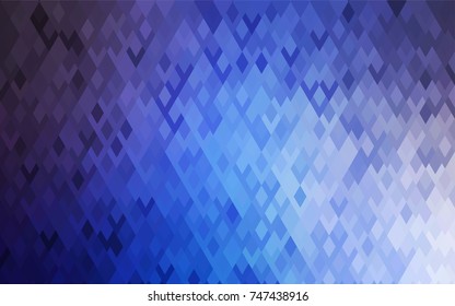 Light Pink, Blue vector polygonal illustration consisting of rectangles. Rectangular design for your business. Creative geometric background in origami style with gradient.